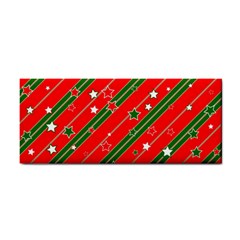 Christmas Paper Star Texture Hand Towel by Vaneshart