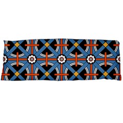 Pattern Weave Background Blue Red Black Body Pillow Case (Dakimakura)