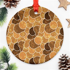 Background Pattern Seamlesspattern Repeatingpattern Wallpaper Scrapbooking Scrapbookingpaper Website Round Ornament (two Sides) by Vaneshart