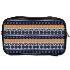 Abstract Seamless,pattern Graphic Lines Vintage Background Grunge Diamond Square Toiletries Bag (one Side) by Vaneshart