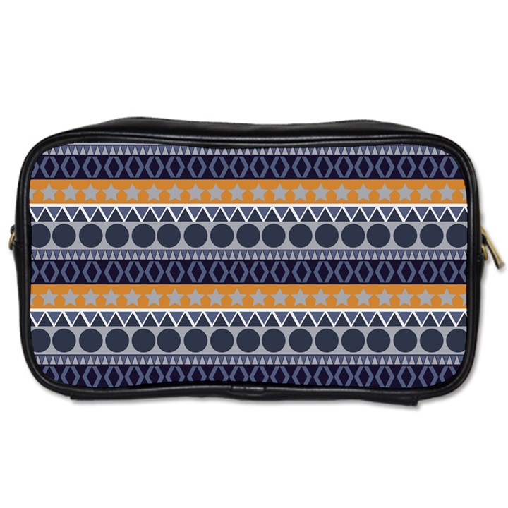 Abstract Seamless,pattern Graphic Lines Vintage Background Grunge Diamond Square Toiletries Bag (One Side)