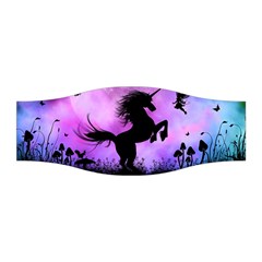 Wonderful Unicorn With Fairy In The Night Stretchable Headband by FantasyWorld7