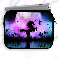 Wonderful Unicorn With Fairy In The Night Apple Ipad 2/3/4 Zipper Cases by FantasyWorld7