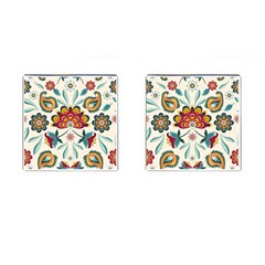 Baatik Print  Cufflinks (square)