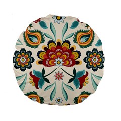 Baatik Print  Standard 15  Premium Round Cushions