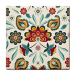 Baatik Print  Tile Coaster Front