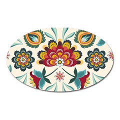 Baatik Print  Oval Magnet