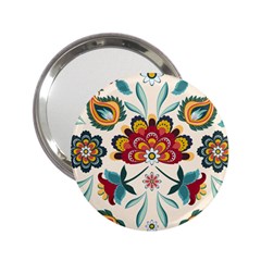 Baatik Print  2 25  Handbag Mirrors