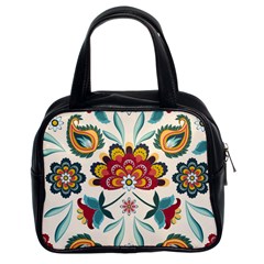 Baatik Print  Classic Handbag (two Sides)