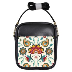 Baatik Print  Girls Sling Bag