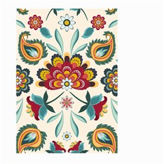 Baatik Print  Large Garden Flag (two Sides) by designsbymallika