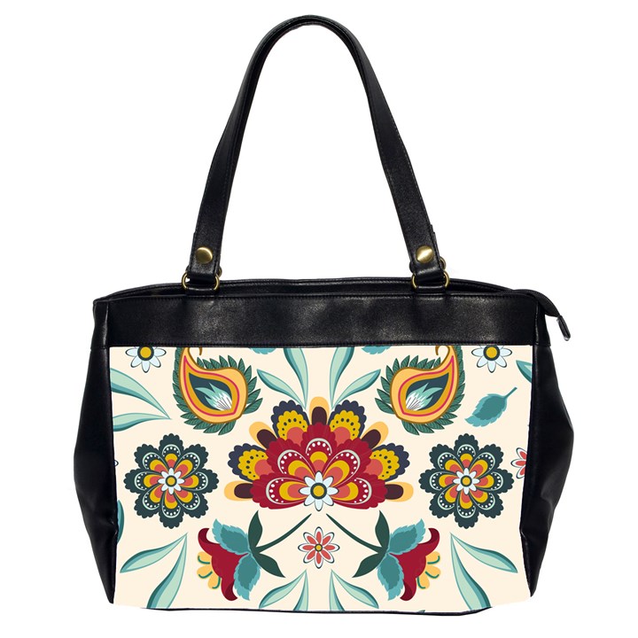 Baatik Print  Oversize Office Handbag (2 Sides)