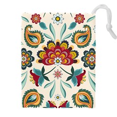 Baatik Print  Drawstring Pouch (5xl)