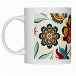 Baatik Print  White Mugs Left