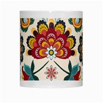 Baatik Print  White Mugs Center