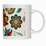 Baatik Print  White Mugs Right