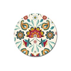 Baatik Print  Magnet 3  (round)