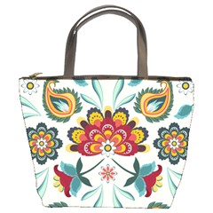 Baatik Print  Bucket Bag