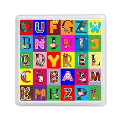 Alphabet Pattern Memory Card Reader (square) by designsbymallika