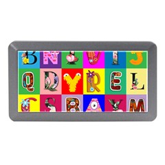 Alphabet Pattern Memory Card Reader (mini) by designsbymallika