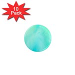 Blue Green Shades 1  Mini Magnet (10 pack)  Front