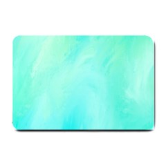 Blue Green Shades Small Doormat  by designsbymallika