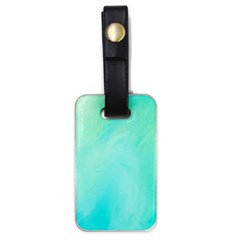 Blue Green Shades Luggage Tag (one Side) by designsbymallika