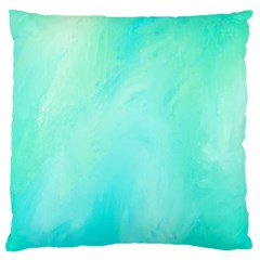 Blue Green Shades Standard Flano Cushion Case (one Side) by designsbymallika