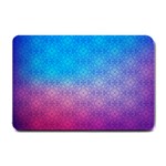 Blue Pink Shade Small Doormat  24 x16  Door Mat