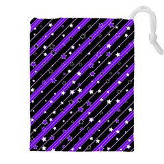 Christmas Paper Star Texture Drawstring Pouch (4XL)