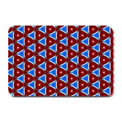 Pattern Triangles Seamless Red Blue Seamless Pattern Texture Seamless Patterns Repetition Plate Mats by Vaneshart