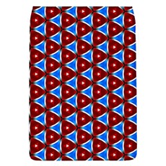 Pattern Triangles Seamless Red Blue Seamless Pattern Texture Seamless Patterns Repetition Removable Flap Cover (l) by Vaneshart