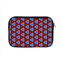 Pattern Triangles Seamless Red Blue Seamless Pattern Texture Seamless Patterns Repetition Apple Macbook Pro 15  Zipper Case by Vaneshart