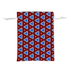 Pattern Triangles Seamless Red Blue Seamless Pattern Texture Seamless Patterns Repetition Lightweight Drawstring Pouch (s) by Vaneshart