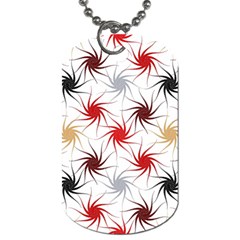 Pearl Pattern Floral Design Art Digital Seamless Dog Tag (one Side) by Vaneshart