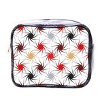 Pearl Pattern Floral Design Art Digital Seamless Mini Toiletries Bag (One Side) Front