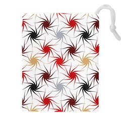 Pearl Pattern Floral Design Art Digital Seamless Drawstring Pouch (5xl) by Vaneshart