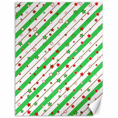 Christmas Paper Stars Pattern Texture Background Colorful Colors Seamless Canvas 12  X 16  by Vaneshart