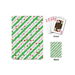 Christmas Paper Stars Pattern Texture Background Colorful Colors Seamless Playing Cards Single Design (mini) by Vaneshart