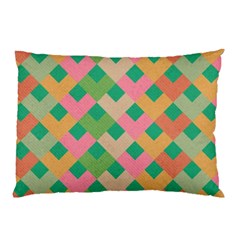 Abstract Seamlesspattern Graphic Lines Vintage Background Grunge Pattern Colorful Pillow Case (two Sides) by Vaneshart