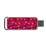 Abstract Seamlesspattern Graphic Lines Vintage Background Grunge Diamond Umbrella Portable USB Flash (One Side) Front