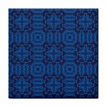 Abstract Seamlesspattern Graphic Lines Vintage Background Blue Elegant Grunge Tile Coaster Front