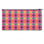 Abstract Seamlesspattern Graphic Lines Vintage Background Grunge Diamond Dotted Pencil Cases Back