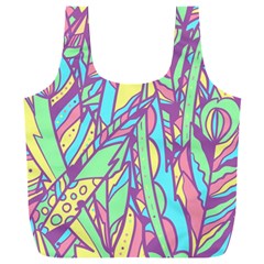 Feathers Pattern Full Print Recycle Bag (xxl) by Sobalvarro