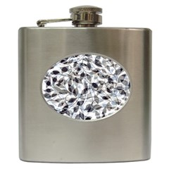 Leaves Pattern Colors Nature Design Hip Flask (6 Oz) by Vaneshart