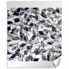 Leaves Pattern Colors Nature Design Canvas 16  X 20  by Vaneshart