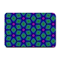 Seamless Pattern Pattern Purple Stars Small Doormat  by Vaneshart