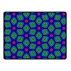 Seamless Pattern Pattern Purple Stars Double Sided Fleece Blanket (small)  by Vaneshart