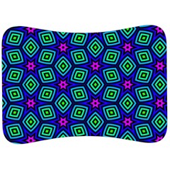 Seamless Pattern Pattern Purple Stars Velour Seat Head Rest Cushion by Vaneshart