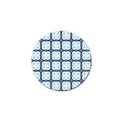 Pattern Design Art Scrapbooking Geometric Cubes Golf Ball Marker by Vaneshart